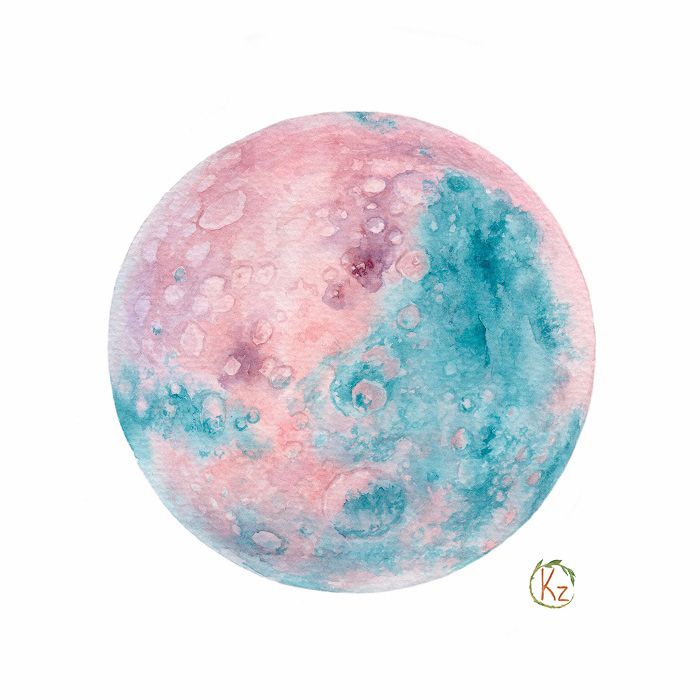 700x700 Watercolor Planets On Behance Canvas Ideas Planets