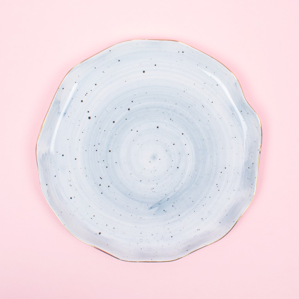 1028x1028 Watercolor Magic Dessert Plate