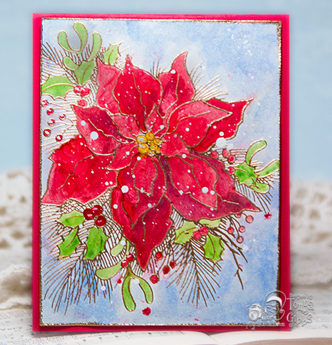 480x500 Psycho Moms Scrapbooks Simple Poinsettia Watercolor Turotorial