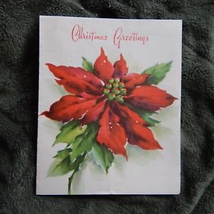 300x300 Vintage Christmas Card Pollyanna Line 2 5x324 Watercolor Deep Red