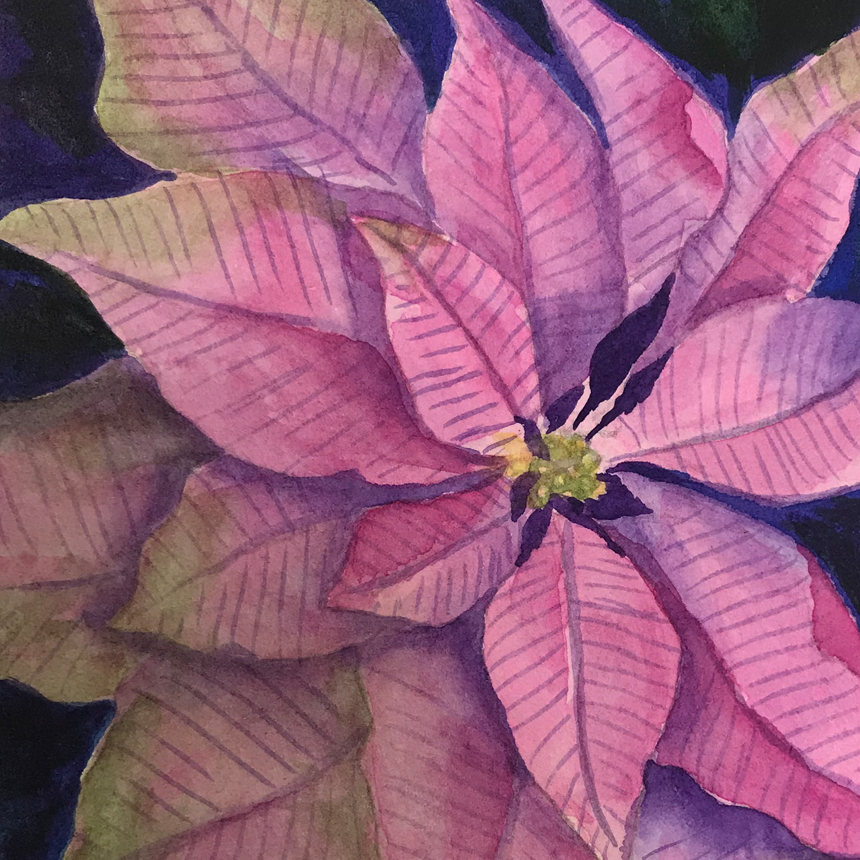 860x860 Decorative Painting Watercolor Greeting Card