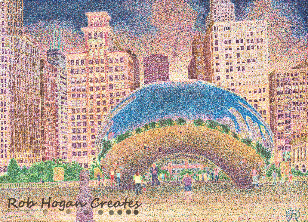 1024x738 Pointillism Rob Hogan