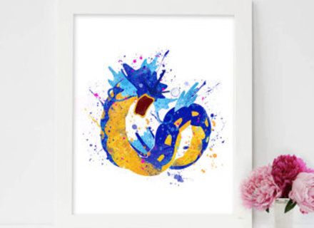 440x320 Pokemon Watercolor Etsy, Pokemon Wall Art