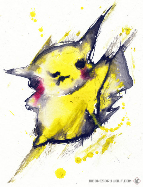 458x600 Pokemon Watercolour 07 Mygaming