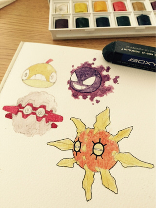 320x426 Been Drawing Pokemon And I Used Watercolor