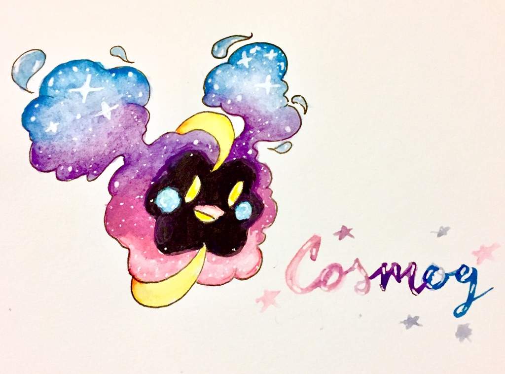 1024x758 Cosmog Watercolor Fan Art Amino