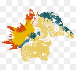 260x240 Download Paint Splatter Pokemon Clipart Watercolor Painting