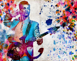 300x240 Prince Art Print, Pop Art Poster, Watercolor Artwork Ebay