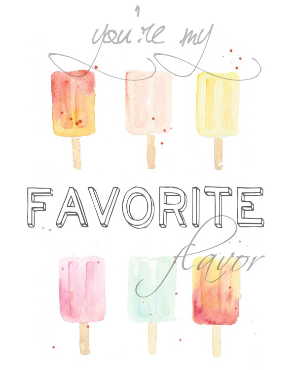 600x750 Remodelaholic Free Watercolor Popsicle Printables