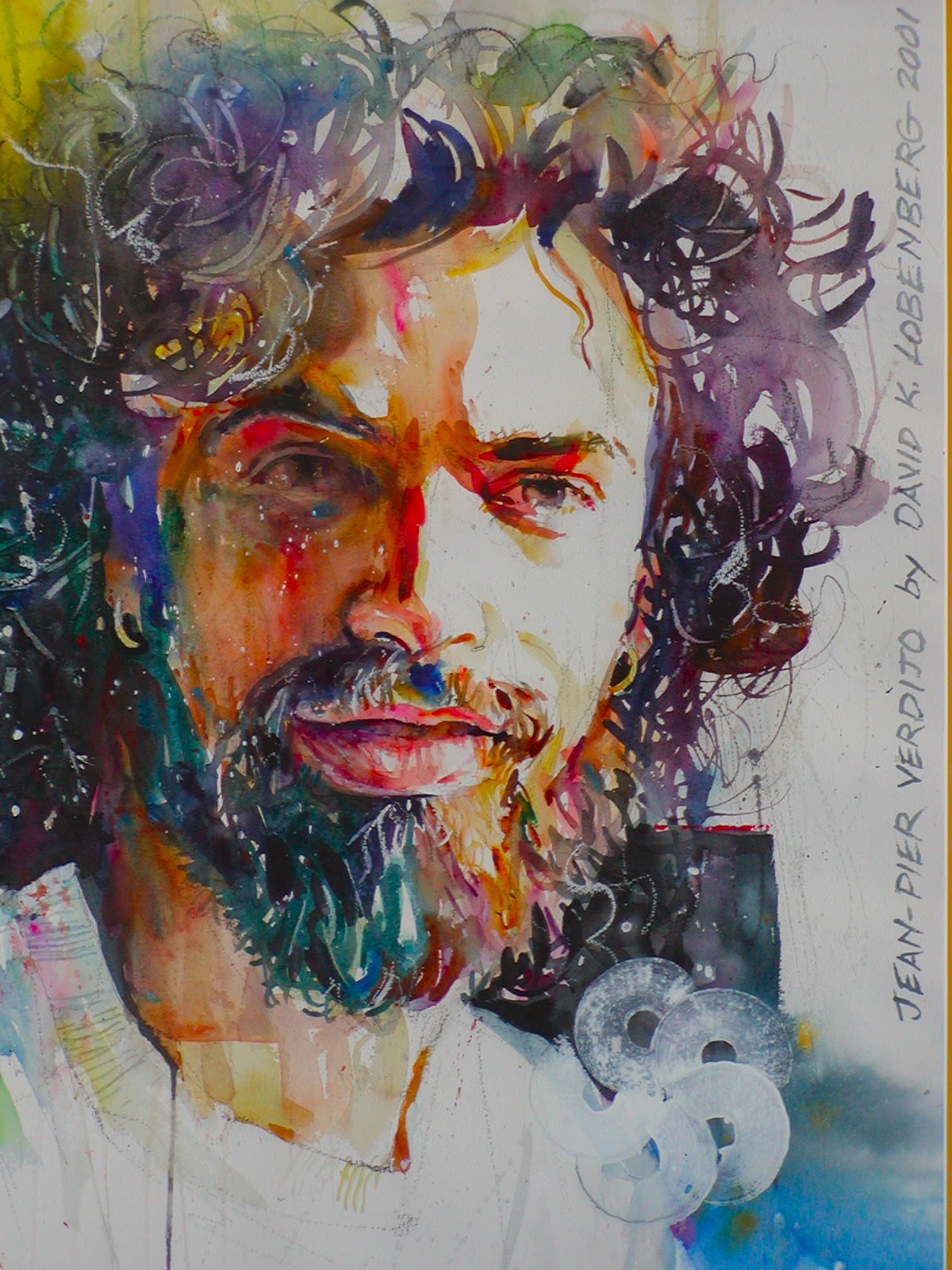 1200x1600 David Lobenberg Watercolor Portraits From Ye Old Lobenberg Archive