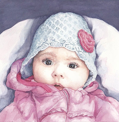 400x410 Watercolour Portraits