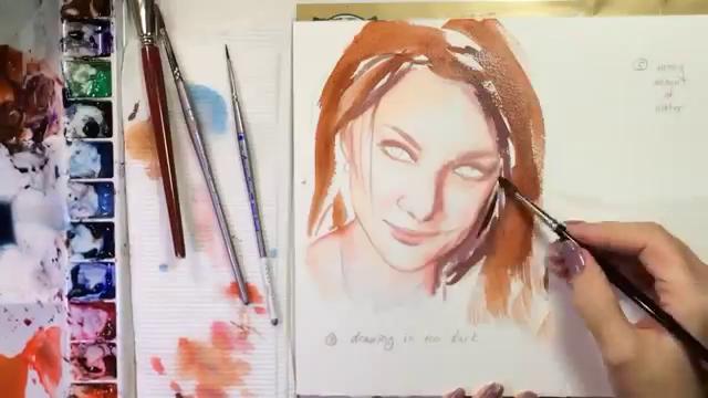 640x360 How To Paint A Realistic Mouth (Lips)