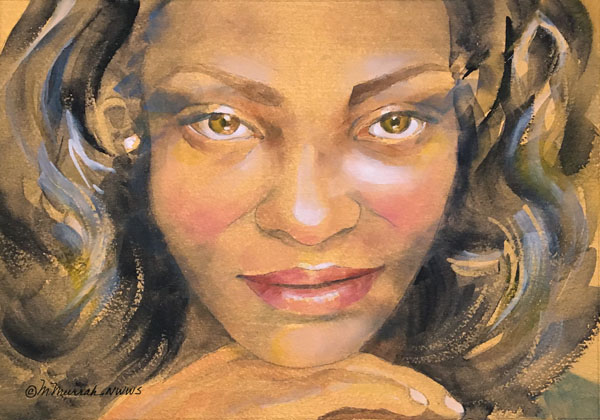 600x420 Molly Murrah Gold Magic Watercolor Portraits