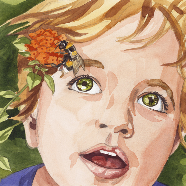 600x600 Watercolor Portraits