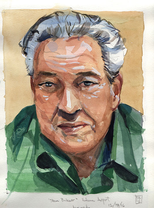 534x720 Watercolor Portraits Rusty Zimmerman