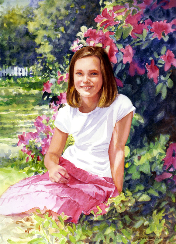 579x800 Watercolor Portraits Children