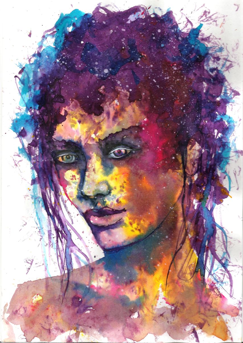 853x1200 Women Face Watercolour (Natalja Picugina)