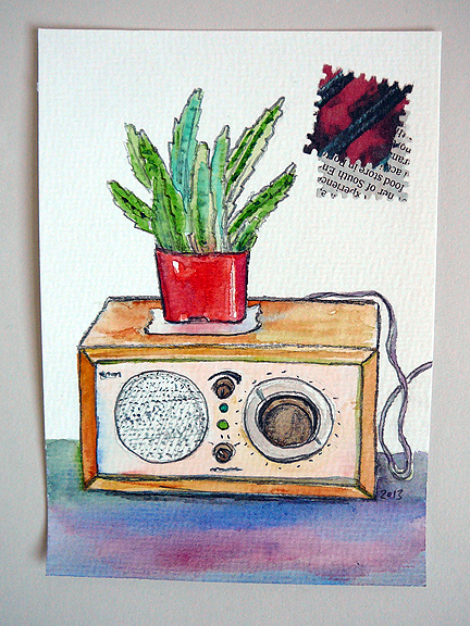 432x576 Making Handmade Books Watercolor Postcards