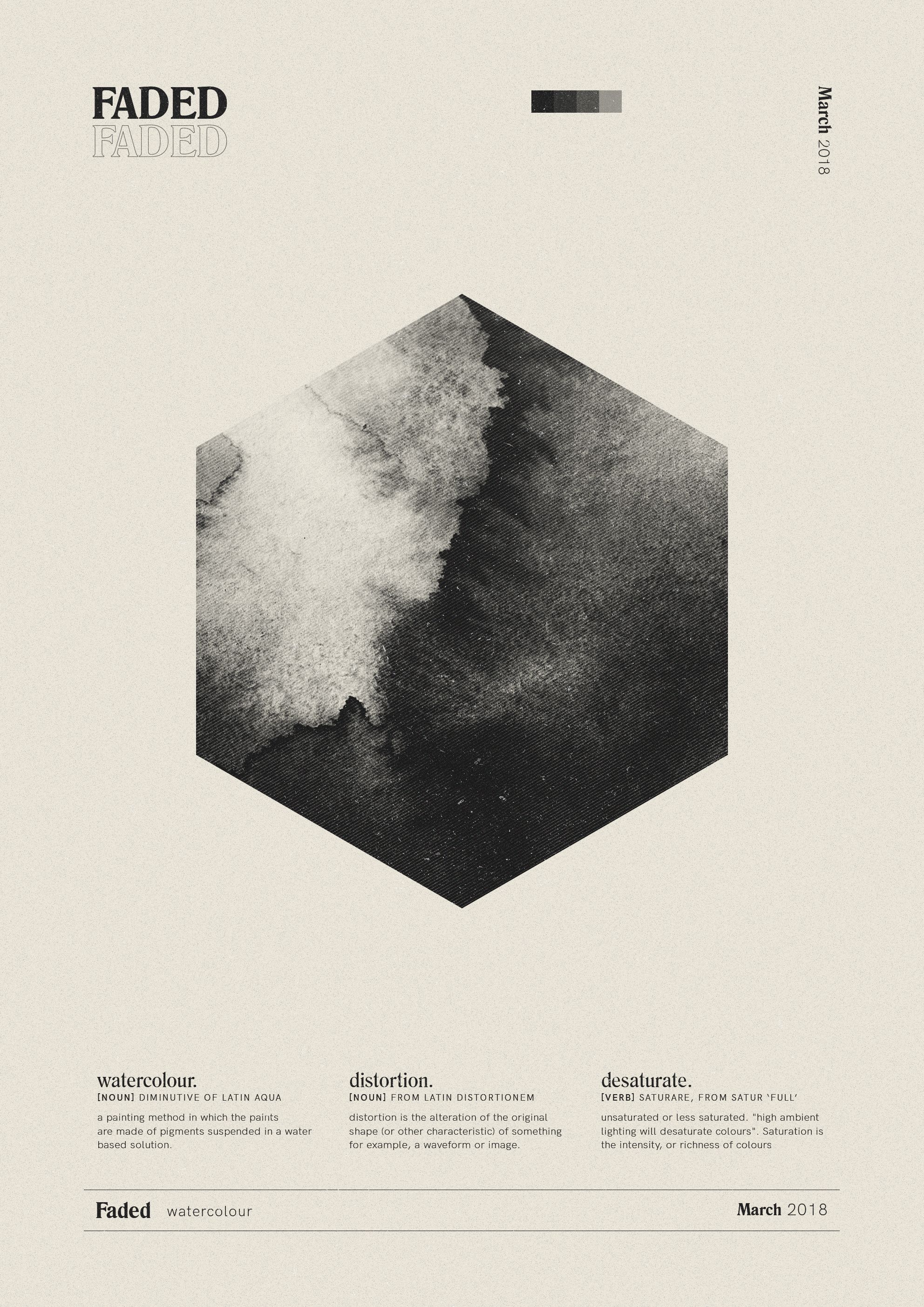 1984x2806 Faded Poster Design, Watercolour Texture Poster Amp Print