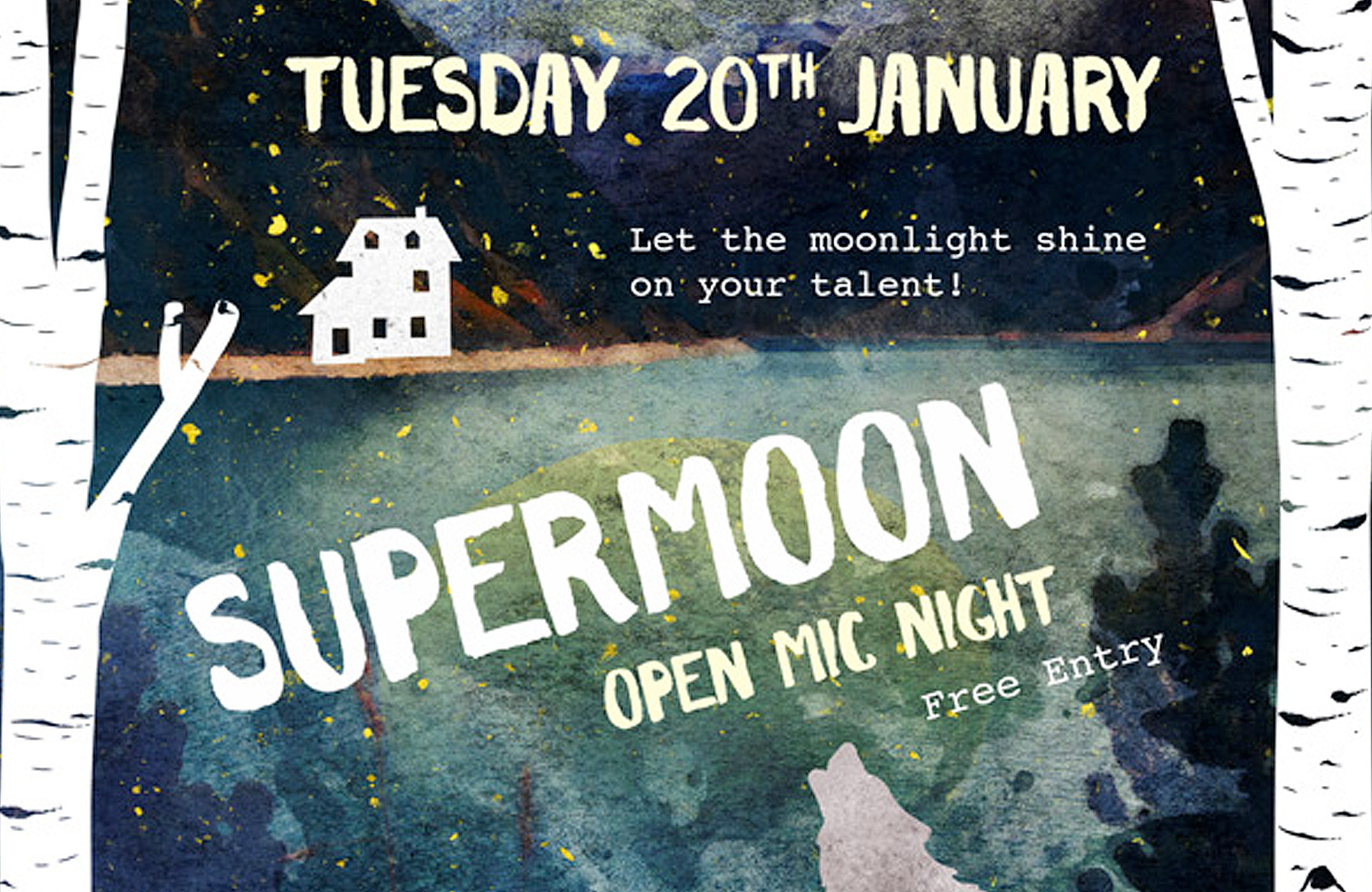 1800x1170 Design A Watercolour Based Gig Poster