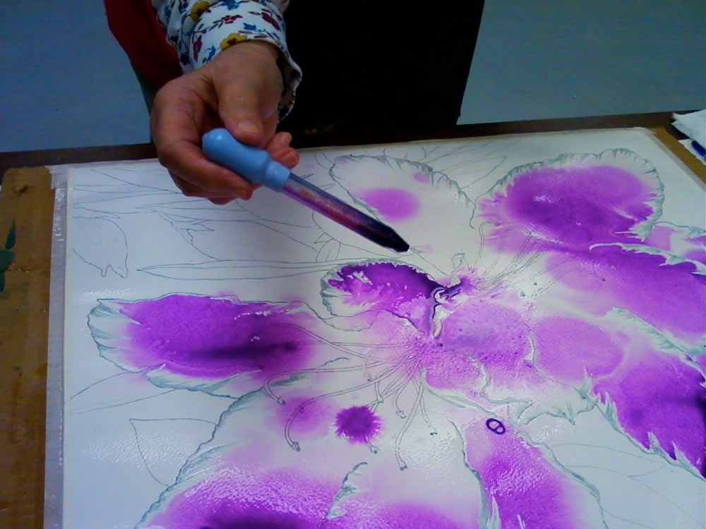 1000x750 Watercolor Pouring Demonstration