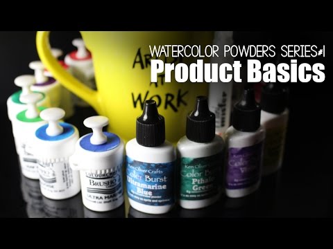 480x360 Getting Started Watercolor Powders 1, Brusho V Colorburst