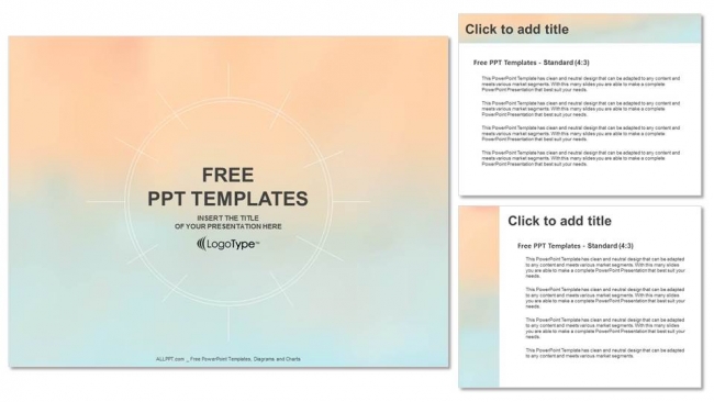 650x366 Watercolor Painted Background Powerpoint Templates