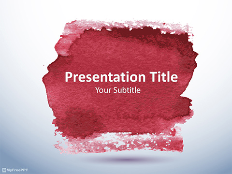 480x360 Watercolor Powerpoint