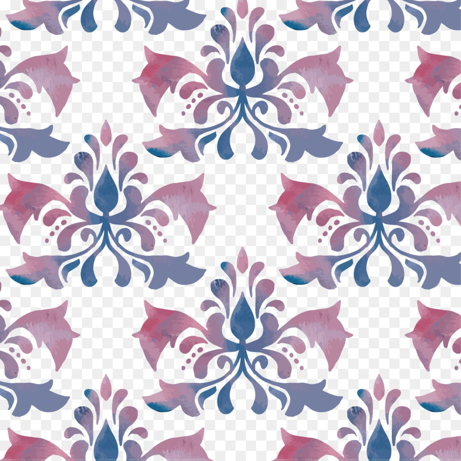 900x900 Paper Blue Watercolor Painting Textile