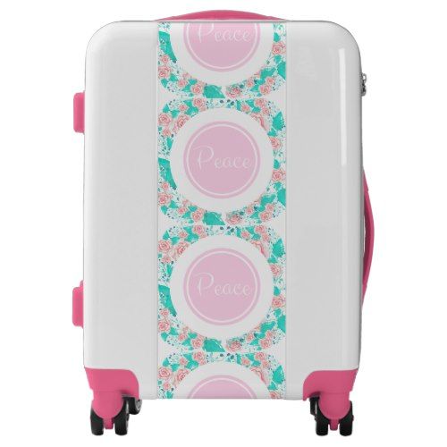 500x500 Peace Watercolor Art Work Luggage