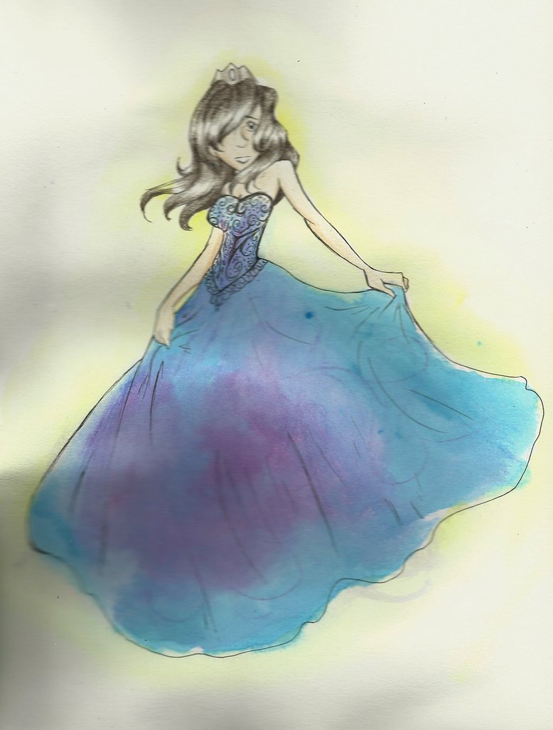 778x1027 Watercolor Princess By Glittergeekangel