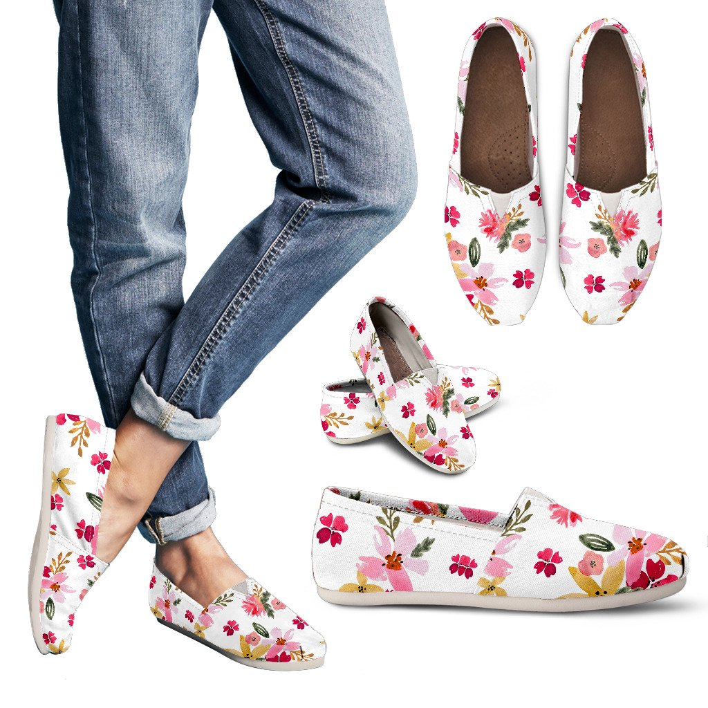 1024x1024 Floral Watercolor Print Shoes Free Shipping