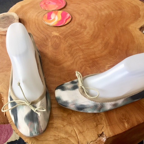 580x580 Kimchi Blue Shoes Ballet Flats Watercolor Print Sz 75 Poshmark