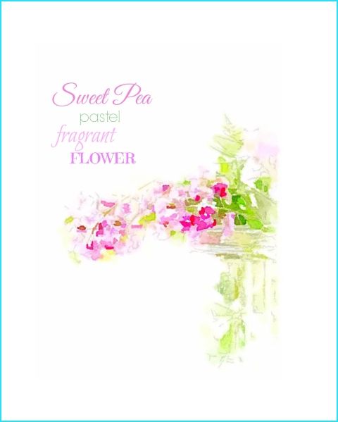 480x599 Spring Watercolor Flower Art Printables Flower Art, Watercolor