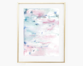 340x270 Watercolor Art Print Etsy