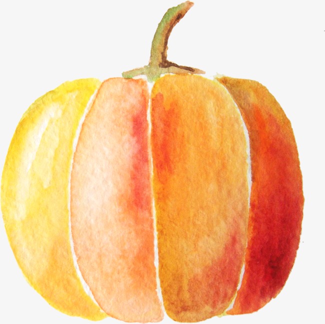 650x649 Watercolor Pumpkin, Watercolor Clipart, Small Fresh, Beautiful Png