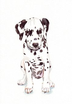 Watercolor Puppy