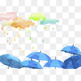 260x260 Rain Watercolor Png, Vectors, Psd, And Clipart For Free Download