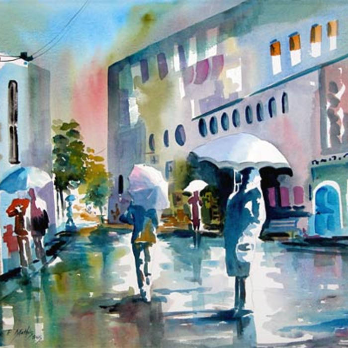 700x700 Watercolor Rain Nicole Campbell