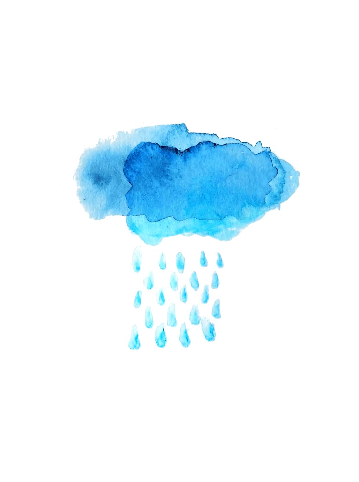 Watercolor Rain at GetDrawings | Free download