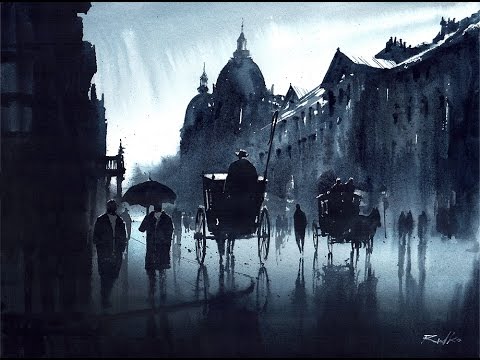 480x360 After Rain Watercolor Tutorial