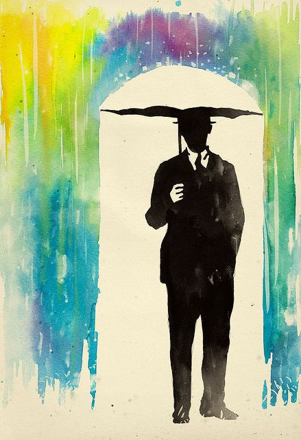 439x640 Colorphobia Watercolor, Rain And Artsy
