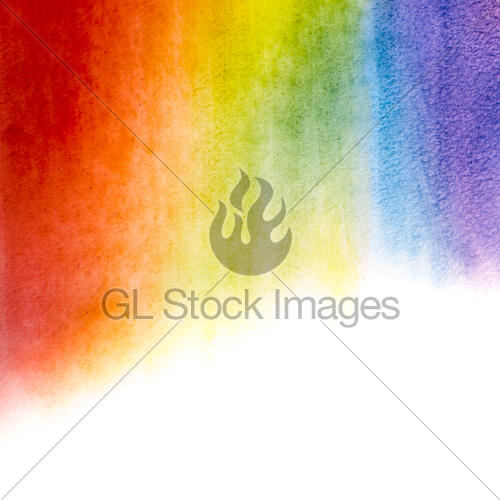 500x500 Watercolor Rainbow Background Gl Stock Images