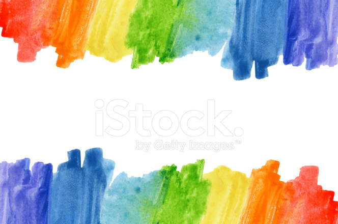 664x440 Abstract Watercolor Rainbow Colors Background Stock Photos
