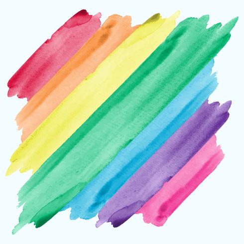 490x490 Abstract Watercolor Rainbow Painting Background