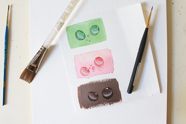 600x400 Painting Realistic Water Drops