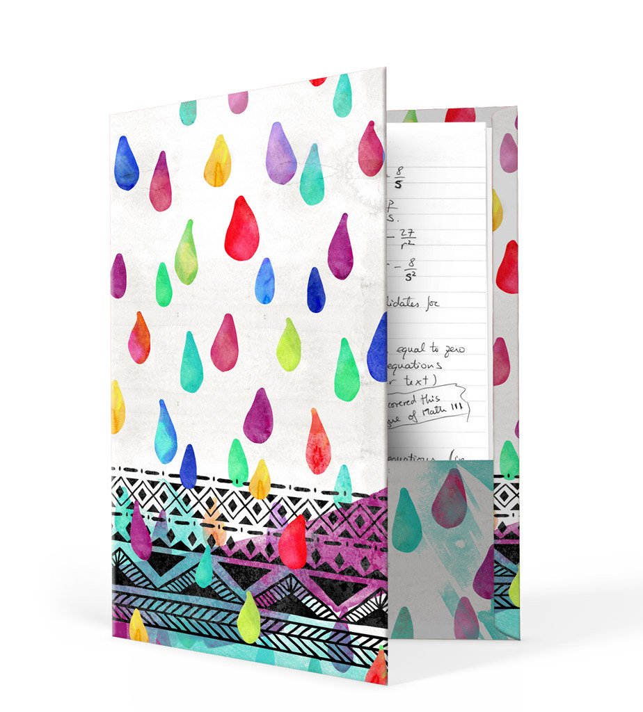 924x1024 Watercolor Rain Drops Folder S Amp G Goods