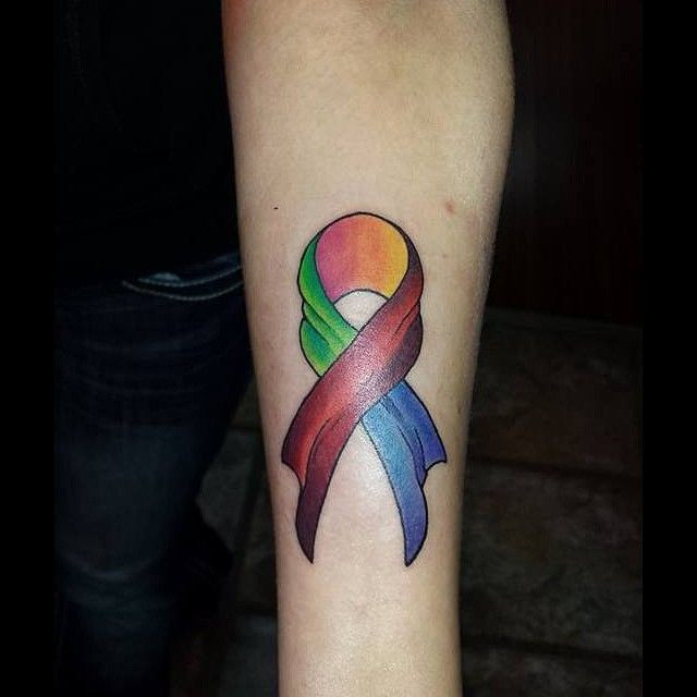 640x640 New Watercolor Ribbon Tattoo