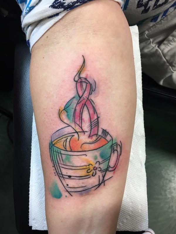 600x800 Watercolor Tea Cup By Ashley Bubbles Mcbride Tattoos