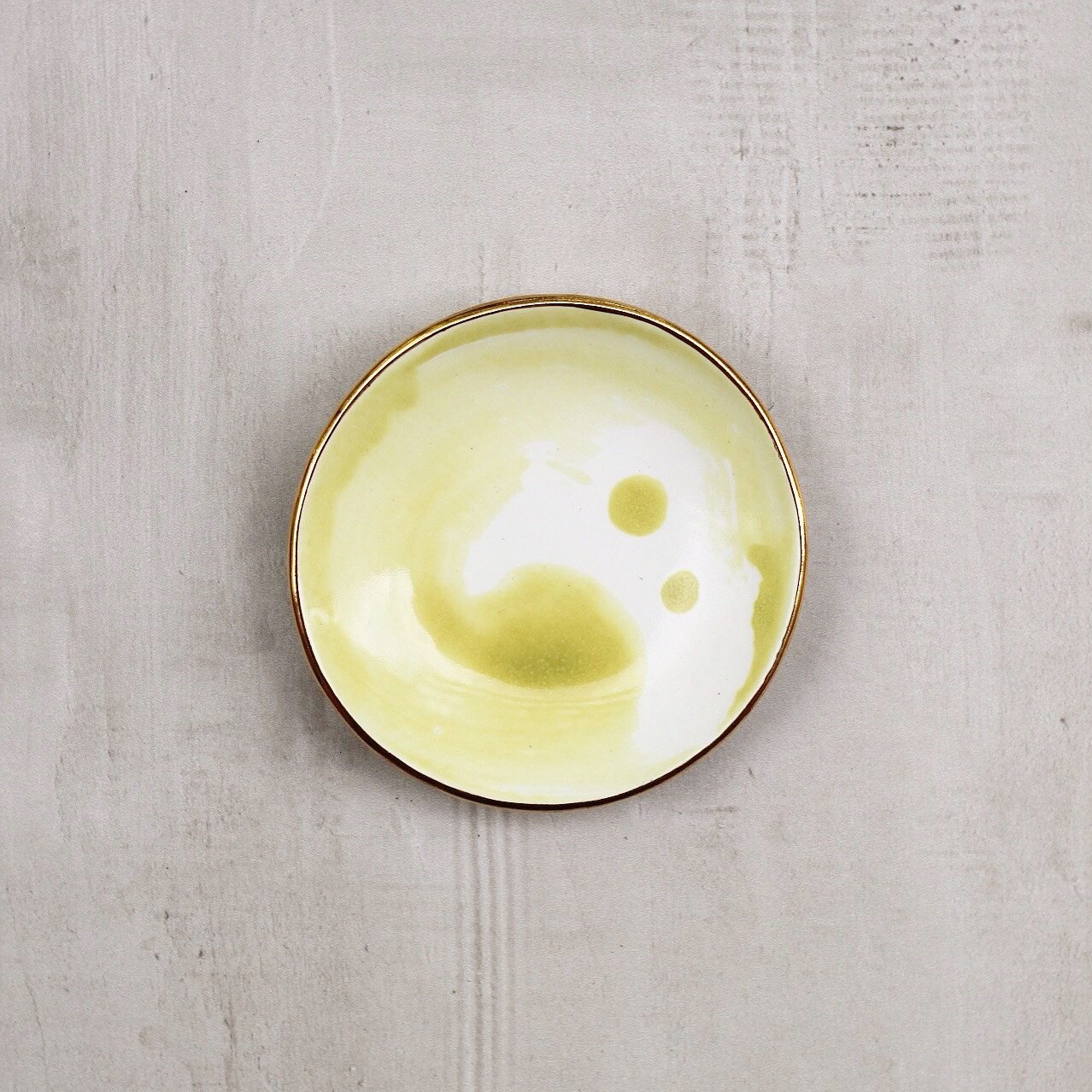 1278x1278 Lime Watercolor Ring Dish Sweet Pineapple